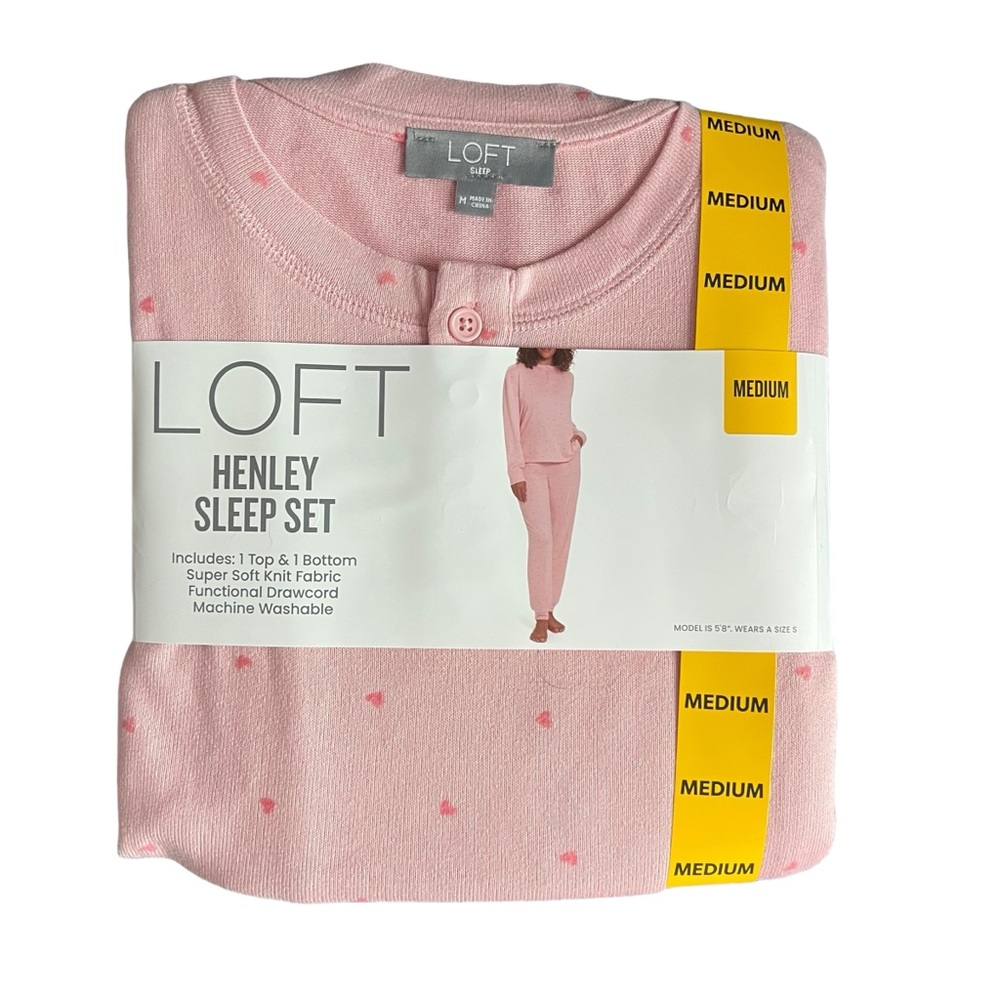 NWT LOFT Ladies Henley Sleep Set - Picture 7 of 8